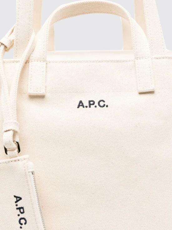 26SS 아페쎄 르 드러머 뚜왈 토트백 COHMPF67046AAD ECRU DOM - A.P.C.