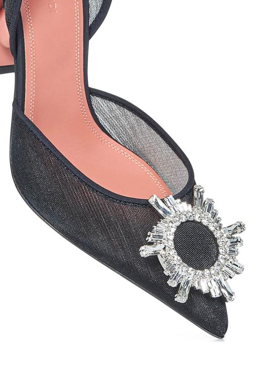  아미나 무아디 힐/펌프스 BEGUMMESHSLING95 BLACK Black - AMINA MUADDI