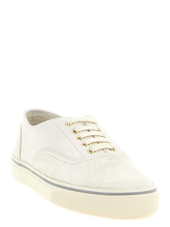 26SS 브루넬로 쿠치넬리 리버스 카프스킨 스니커즈 MZUPIGZ334CXS08 Beige - BRUNELLO CUCINELLI