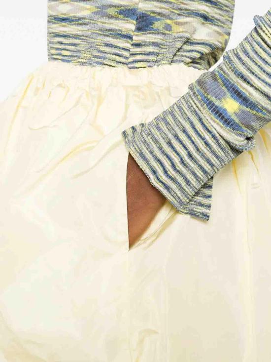 26SS 프라다 미디 스커트 P136I18LNSOOOF0061 Cream - PRADA