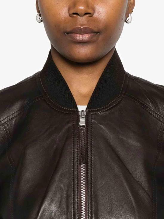 26SS 불리 가죽 자켓 BE267934N02 Dark Brown - BULLY