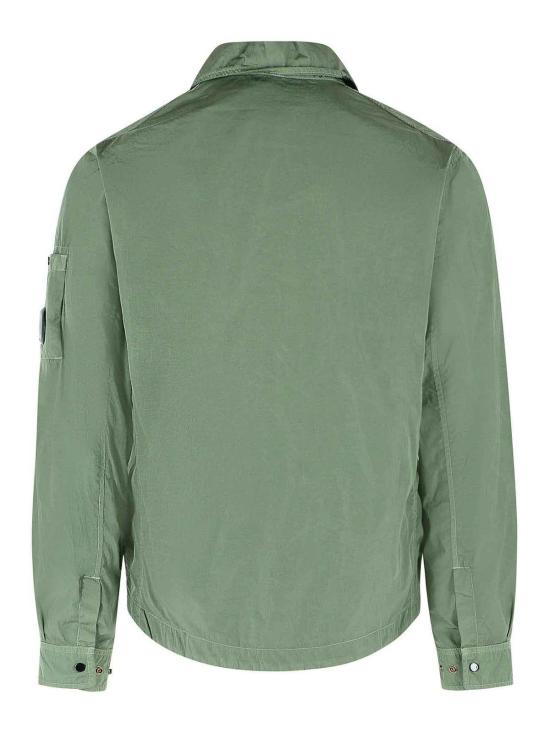 26SS 씨피 컴퍼니 크롬-R 지퍼 렌즈 오버셔츠 20CMOS710A005904G668 Green - C.P. COMPANY