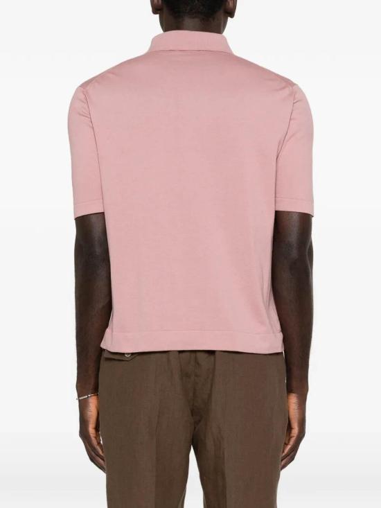 26SS 피아젠차 폴로 티셔츠 M1140018001413 Pink - PIACENZA 1733