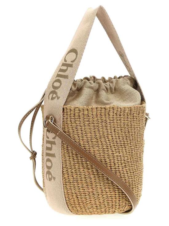 26SS 끌로에 우디 스몰 바스켓백 CHC23AS381L1826Y Beige - CHLOE