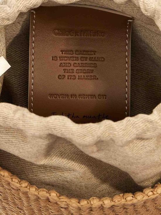 26SS 끌로에 우디 스몰 바스켓백 CHC23AS381L1826Y Beige - CHLOE