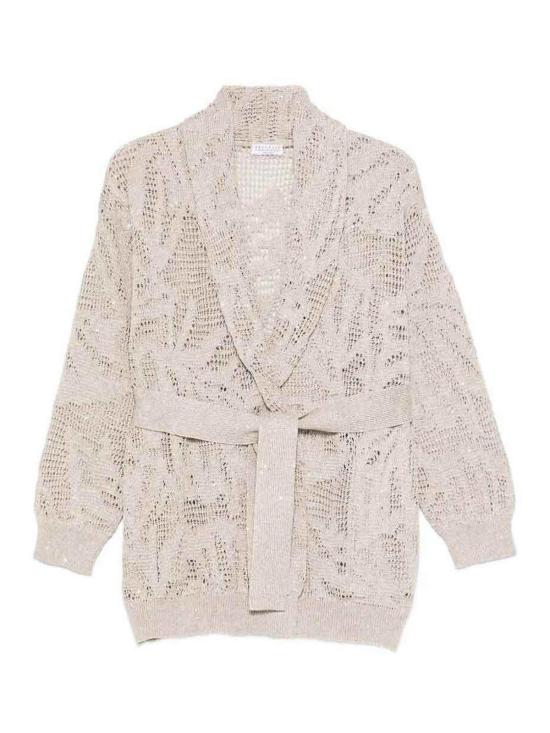 26SS 브루넬로 쿠치넬리 대즐링 워터 릴리 가디건 MDT771006C1600 Beige