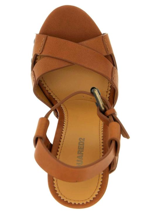 26SS 디스퀘어드2 샌들 HSW0289015000015106 Brown - DSQUARED2