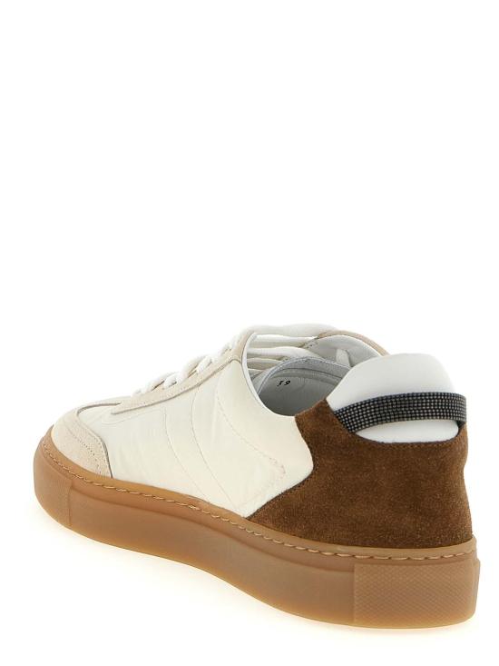 26SS 브루넬로 쿠치넬리 스니커즈 MZSFG3197C8905 Beige - BRUNELLO CUCINELLI