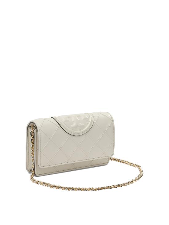 26SS 토리버치 플래밍 소프트 체인 월렛 138853251 White - TORY BURCH