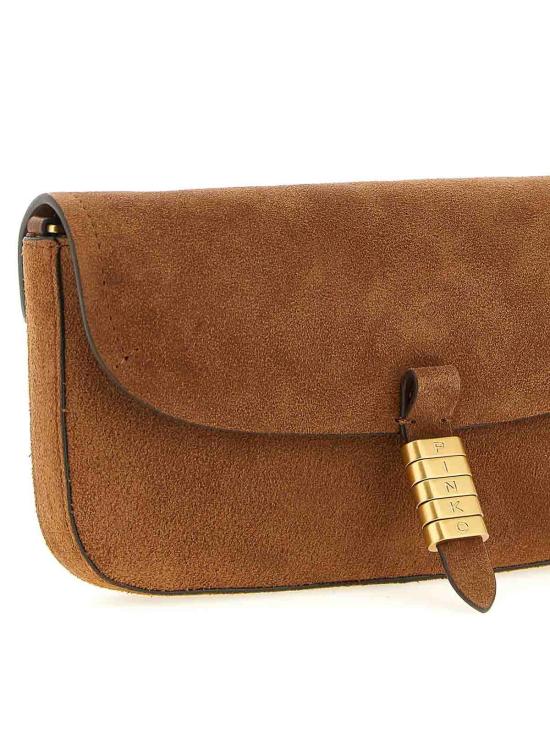 26SS 핑코 숄더백 105349A0F6L17Q Brown - PINKO