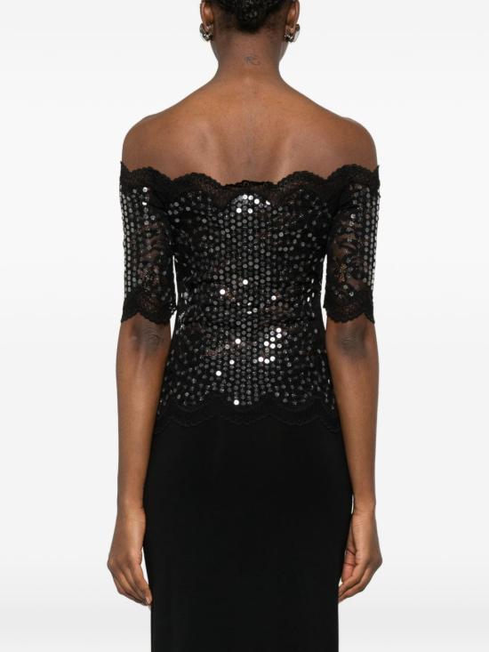 26SS 파코라반 긴팔 티셔츠 26PJTO027PA0170 P001 Black - PACO RABANNE