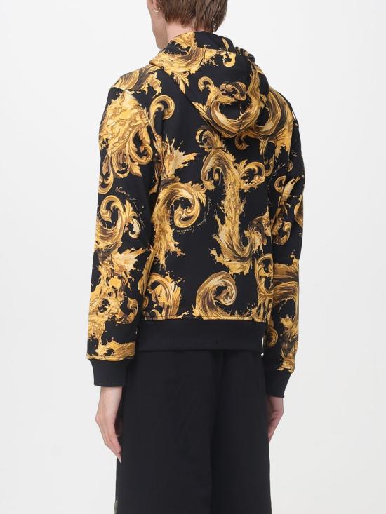 26SS 베르사체 긴팔 티셔츠 80GAI3Z0FS196 G89 Black - VERSACE