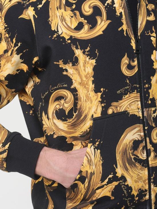 26SS 베르사체 긴팔 티셔츠 80GAI3Z0FS196 G89 Black - VERSACE