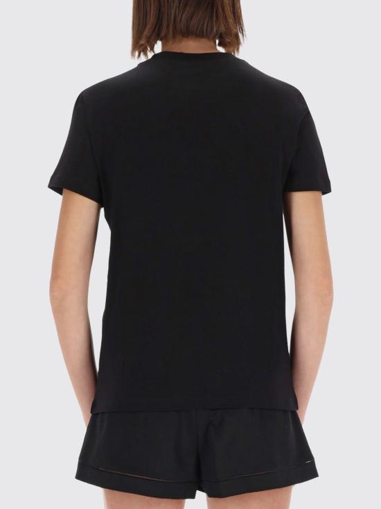 25FW 베르사체 반팔 티셔츠 79HAHT05CJ03T 899 Black - VERSACE