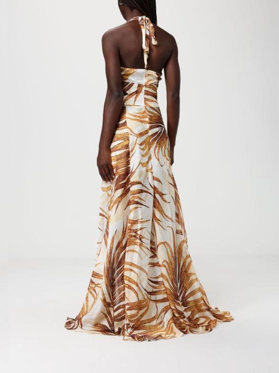 26SS 저스트까발리 롱 원피스 80PAO919NS775 638 Gold - JUST CAVALLI