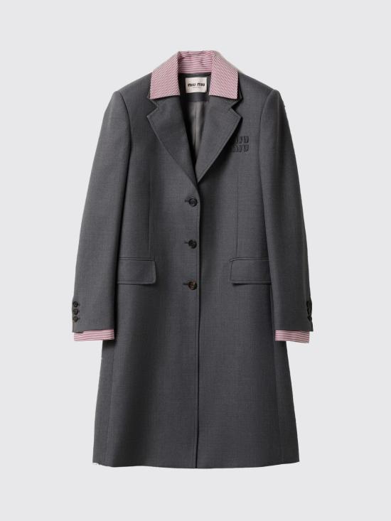 26SS 미우미우 코트 MS2142SOOO16E8 F0308 Charcoal