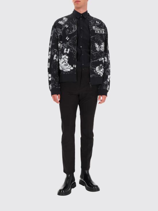 25FW 베르사체 긴팔 티셔츠 79GAI30CFS206 U23 Black - VERSACE