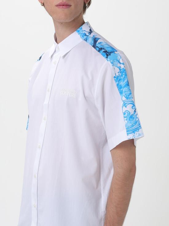 26SS 베르사체 반팔 셔츠 80GAL220NS810 OE8 White 1 - VERSACE