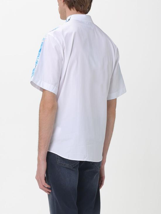 26SS 베르사체 반팔 셔츠 80GAL220NS810 OE8 White 1 - VERSACE