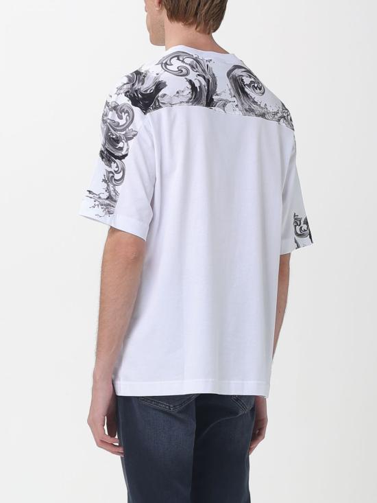 26SS 베르사체 반팔 티셔츠 80GAH610JS543 U22 Black - VERSACE