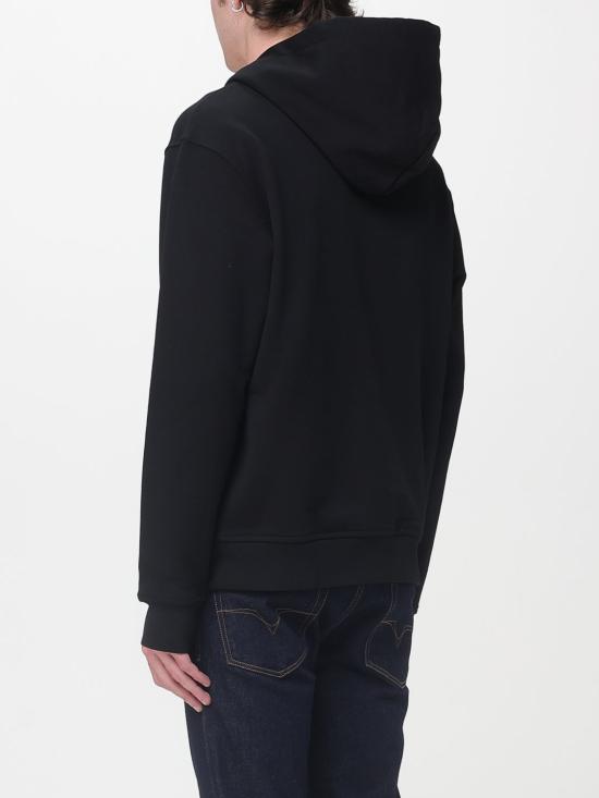 26SS 베르사체 긴팔 티셔츠 80GAIE05CF00E 899 Black - VERSACE