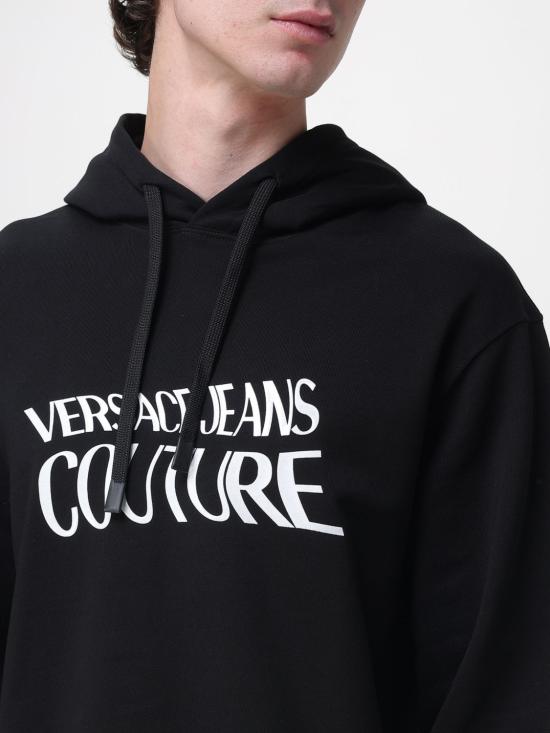 26SS 베르사체 긴팔 티셔츠 80GAIE05CF00E 899 Black - VERSACE