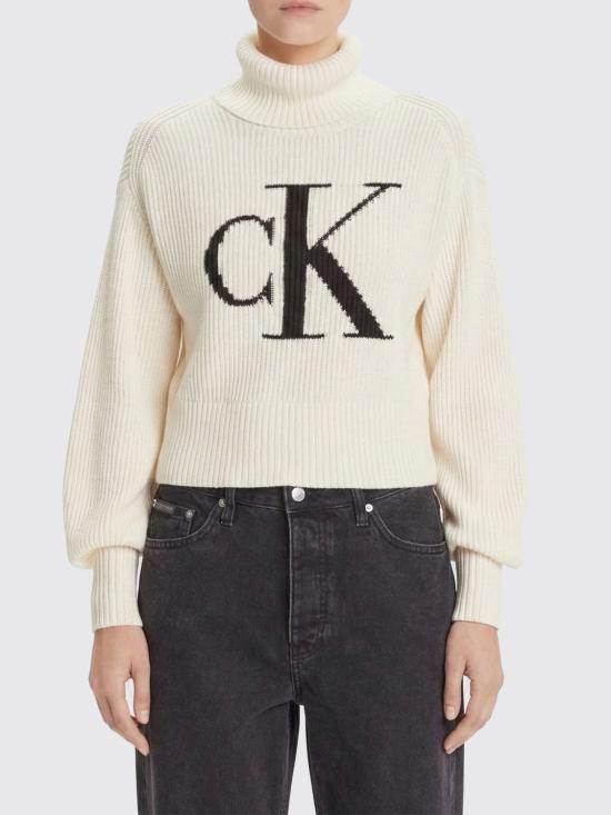 25FW 캘빈클라인 스웨터 LV047D349G 101 Ivory