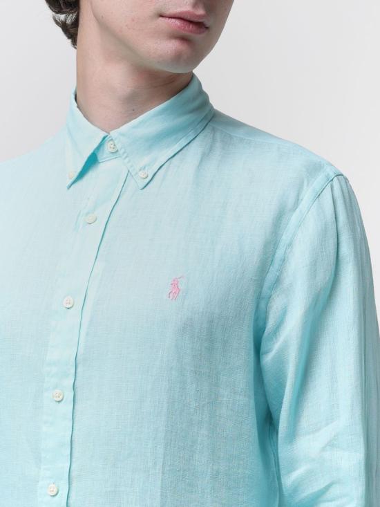 26SS 폴로 랄프로렌 긴팔 셔츠 710966294 510 Turquoise - POLO RALPH LAUREN