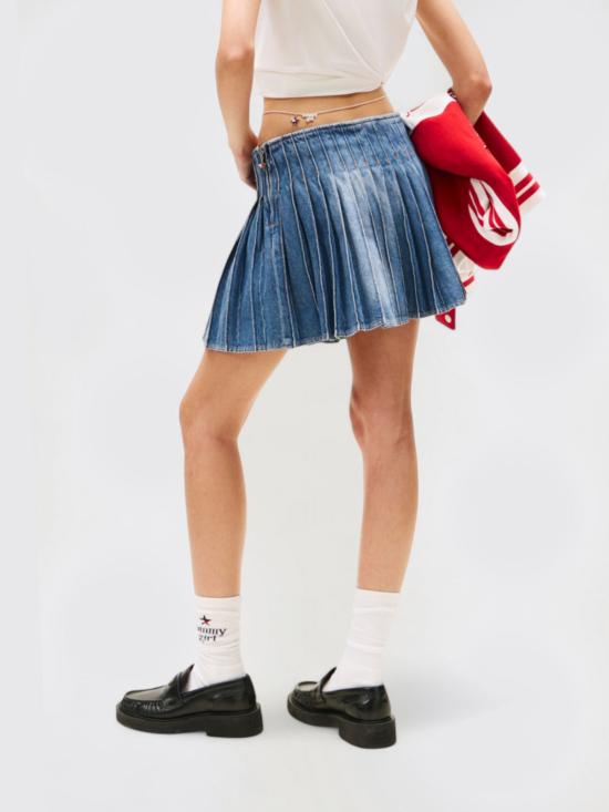 25FW 토미진 데님 스커트 DW0DW21217 1A4 Denim - TOMMY JEANS