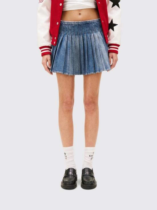 25FW 토미진 데님 스커트 DW0DW21217 1A4 Denim