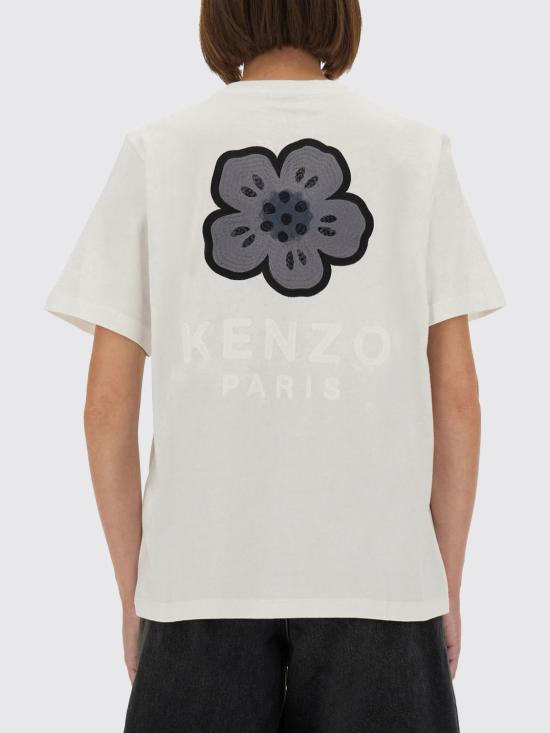 25FW 겐조 반팔 티셔츠 FF62TS5564SG 02 White - KENZO