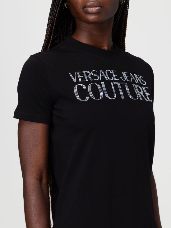 26SS 베르사체 반팔 티셔츠 80HAHT09CJ03T 899 Black - VERSACE