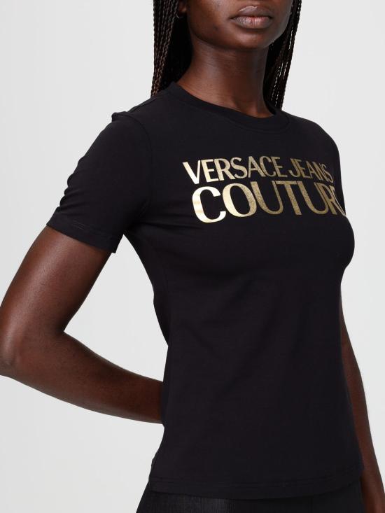 26SS 베르사체 반팔 티셔츠 80HAHT00CJ03T G89 Black - VERSACE