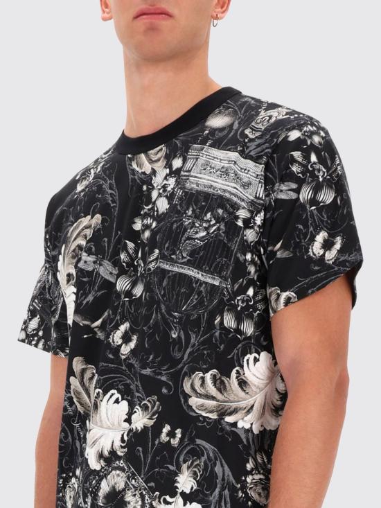 25FW 베르사체 반팔 티셔츠 79GAH6R0JS516 U23 Black - VERSACE