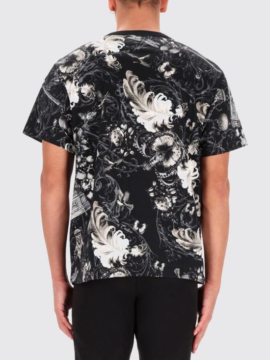 25FW 베르사체 반팔 티셔츠 79GAH6R0JS516 U23 Black - VERSACE