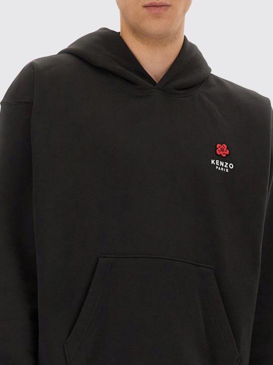 25FW 겐조 긴팔 티셔츠 FF65HO4524MC 99J Black - KENZO