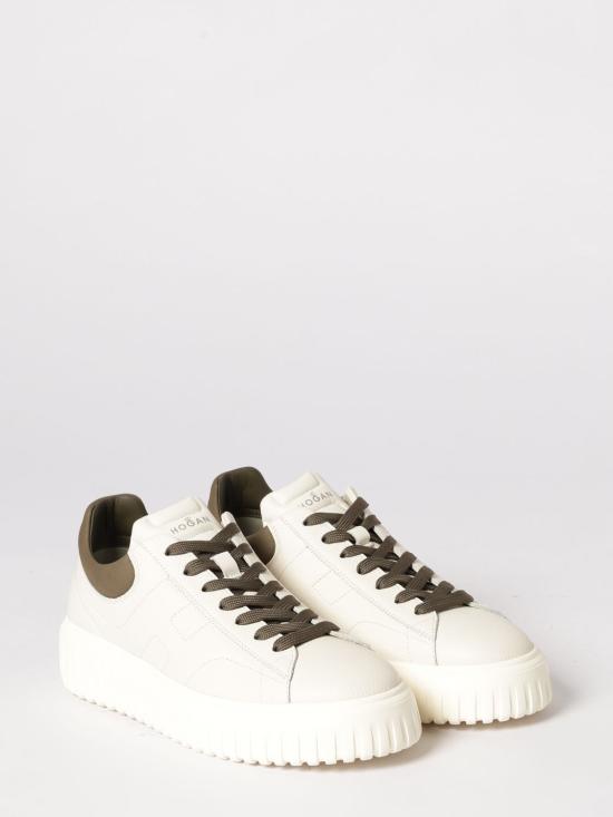 26SS 호간 H 스트라이프 스니커즈 HXM6450FC60UXL 0RVQ Ivory - HOGAN