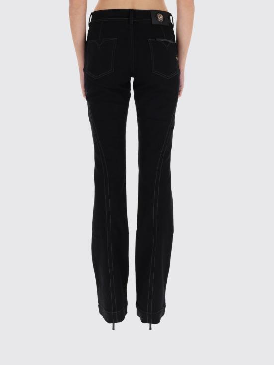 25FW 베르사체 스트레이트 팬츠 79HAB56MDT037 909 Black - VERSACE