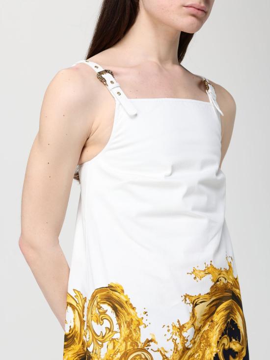 26SS 베르사체 롱 원피스 80HAO9P4NS836 GL2 Black - VERSACE