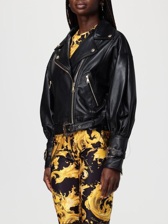 26SS 베르사체 바이커 자켓 80HAVP00CP009 899 Black - VERSACE