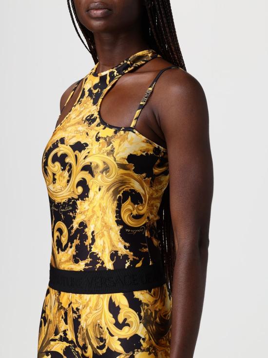 26SS 베르사체 탑 80HAM211JS532 G89 Black - VERSACE