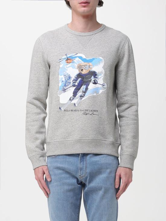 26SS 폴로 랄프로렌 긴팔 티셔츠 710B13911 001 Grey