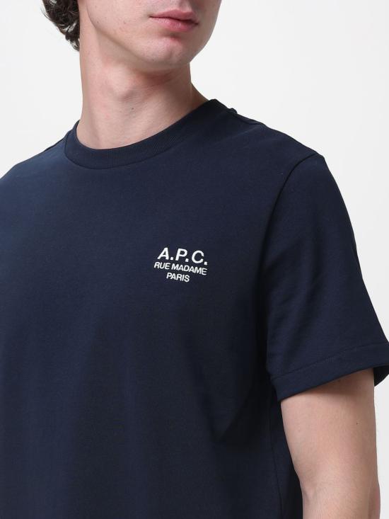 26SS 아페쎄 반팔 티셔츠 COHBUM26388 TIQ Blue 1 - A.P.C.