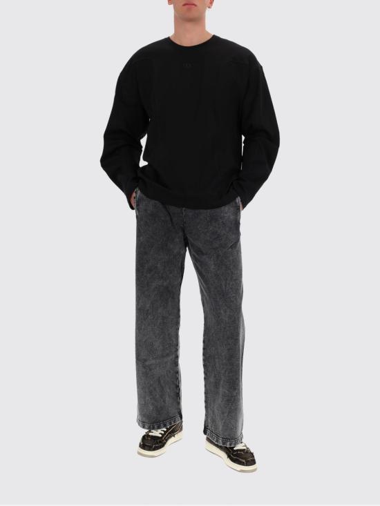 25FW 디젤 T 박스트 긴소매 티셔츠 A194440AIJU 9XX Black - DIESEL