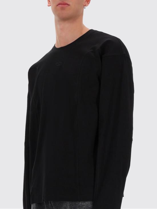 25FW 디젤 T 박스트 긴소매 티셔츠 A194440AIJU 9XX Black - DIESEL