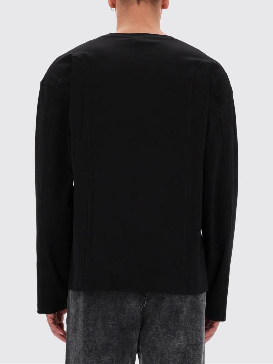 25FW 디젤 T 박스트 긴소매 티셔츠 A194440AIJU 9XX Black - DIESEL