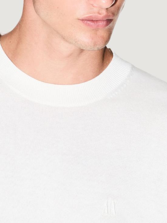 25FW 알마니 스웨터 XM000338AF12291 U0009 Yellow Cream - ARMANI