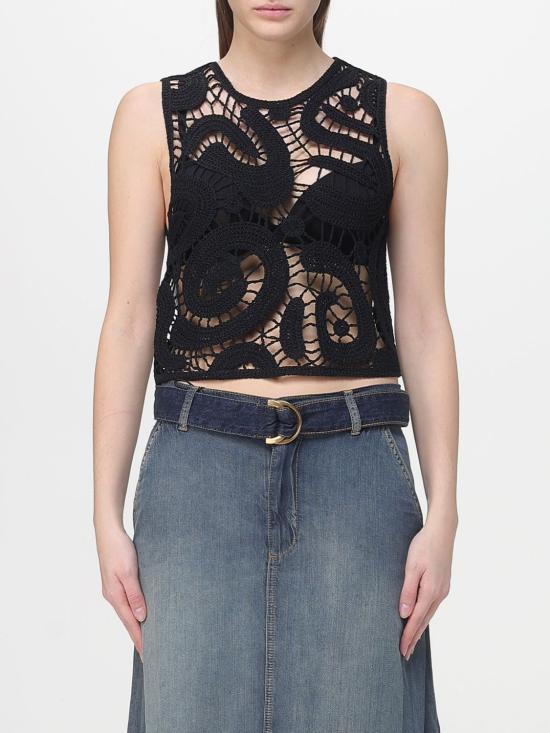 26SS 핑코 탑 106438A354 Z99 Black