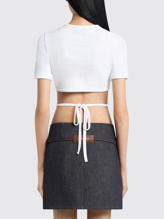 26SS 쿠레쥬 반팔 티셔츠 226JTS256JS0203 0001 White - COURREGES