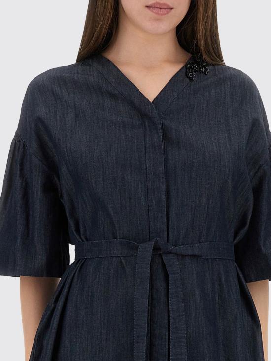 25FW 에스막스마라 롱 원피스 2529226032600 001 Denim - 'S MAX MARA